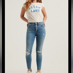 Lucky Brand High Rise Crop Bridgette Jeans Size 26